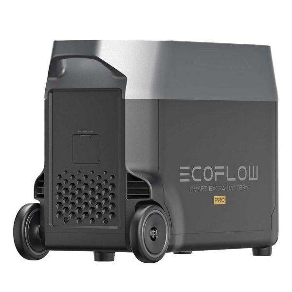 Ecoflow Delta Pro, extra Batterie, auf Rollen